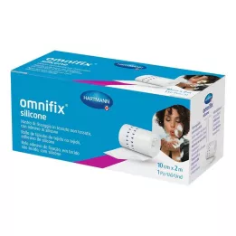 OMNIFIX silikona fiksācijas vate 10 cmx2 m, 1 gab