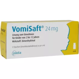 VOMISAFT 24 mg perorālais šķīdums, 5X6 ml