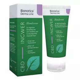 BIONORICA Derma Line Ginger-CBD Roku krēms, 50 ml