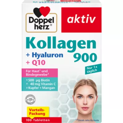 DOPPELHERZ Kolagēns 900 tabletes, 100 kapsulas