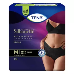 TENA SILHOUETTE plus M noir, 9 gab