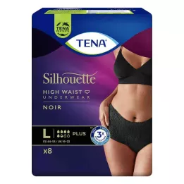 TENA SILHOUETTE plus L noir, 8 gab