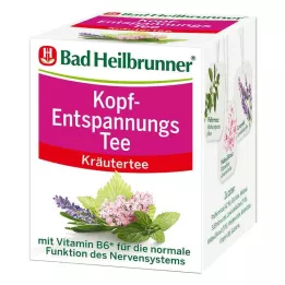 BAD HEILBRUNNER Galvas relaksācijas tējas filtrēšanas maisiņš, 8 gab