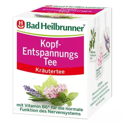 Bad Heilbrunner Head Relaxation tējas filtra maisiņi, 8 gab