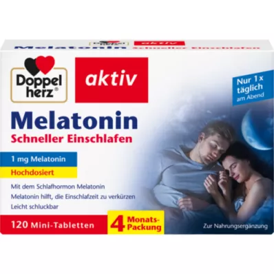 DOPPELHERZ Melatonīna tabletes, 120 kapsulas