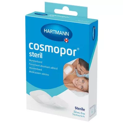 Cosmopor® sterils 5x7,2 cm, 5 gab Cosmopor® sterils 5x7,2 cm, 5 gab