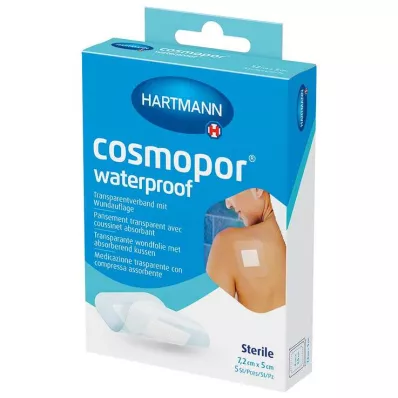 COSMOPOR ūdensnecaurlaidīgs brūču pārsējs 5x7,2 cm OTC, 5 gab COSMOPOR ūdensnecaurlaidīgs brūču pārsējs 5x7,2 cm OTC, 5 gab