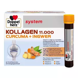 DOPPELHERZ Kolagēns 11.000 Curcuma+Ingw.system TRA, 30X25 ml