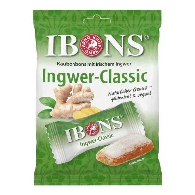 IBONS Konfekšu maisiņš Ginger Classic Chewy Candy, 92 g