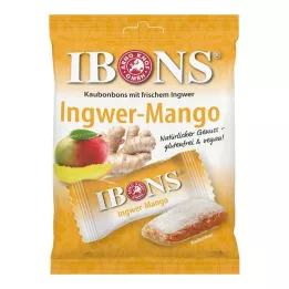 IBONS Ingvera Mango košļājamās konfektes maisiņā, 92 g