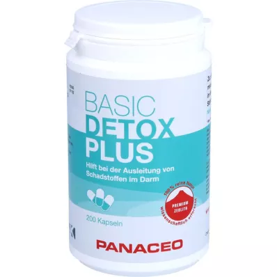 PANACEO Basic Detox Plus kapsulas, 200 kapsulas