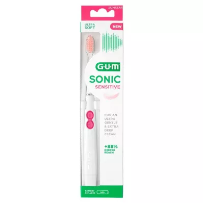 GUM SONIC SENSITIVE Sonic zobu birste, 1 gab GUM SONIC SENSITIVE Sonic zobu birste, 1 gab