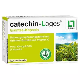 Catechin-Loges zaļās tējas kapsulas, 120 gab
