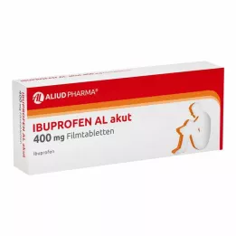 IBUPROFEN AL akūtas 400 mg apvalkotās tabletes, 50 gab