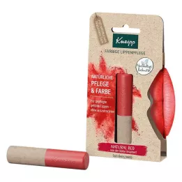 KNEIPP krāsaina lūpu kopšanas līdzeklis, dabīgi sarkans, 3,5 g