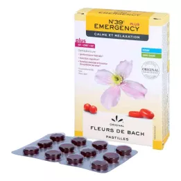 BACHBLÜTEN Nr.39 Emergency plus pastilas, 48 g