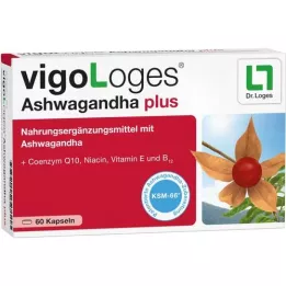 VIGOLOGES Ashwagandha plus kapsulas, 60 kapsulas