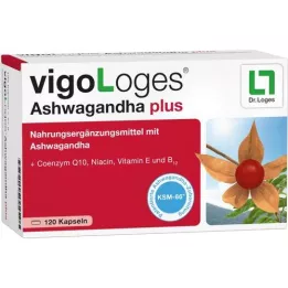 VIGOLOGES Ashwagandha plus kapsulas, 120 kapsulas