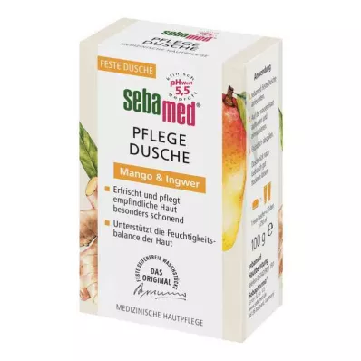 SEBAMED Kopšanas duša ar mango &amp; Ingvera masīvs, 100 g