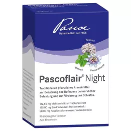 PASCOFLAIR Nakts apvalkotās tabletes, 90 gab