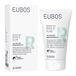 EUBOS KÜHL &amp; KLAR Attīrošs pieniņš pret apsārtumu, 150 ml