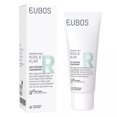 EUBOS KÜHL & KLAR Dienas krēms pret apsārtumu LSF 20, 40 ml EUBOS KÜHL & KLAR Dienas krēms pret apsārtumu LSF 20, 40 ml