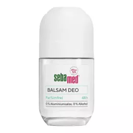 SEBAMED Dezodorants uz roļļa bez smaržvielām Balsam, 50 ml