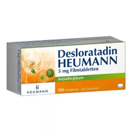 Desloratadīns HEUMANN 5 mg apvalkotās tabletes, 100 gab