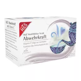 H&amp;S Aizsardzība ar C vitamīna filtrēšanas maisiņu, 20X1,8 g