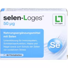 SELEN-LOGES 50 µg apvalkotās tabletes, 60 gab