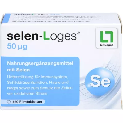 SELEN-LOGES 50 µg apvalkotās tabletes, 120 gab