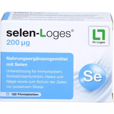 SELEN-LOGES 200 µg apvalkotās tabletes, 120 gab