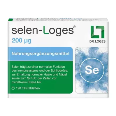 Selen-Loges 200 µg apvalkotās tabletes, 120 gab