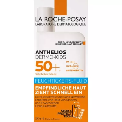 ROCHE-POSAY Anthelios Dermo Kids Mitrinošs fluīds SPF50+, 50 ml