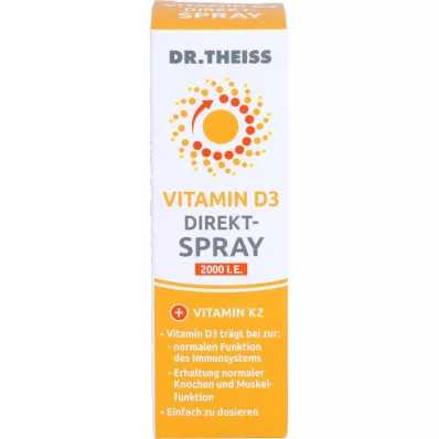 DR.THEISS D3 vitamīna tiešais aerosols, 20 ml