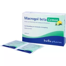 MACROGOL beta Lemon Plv.z.Her.e.Lsg.z.Oral, 10 gab