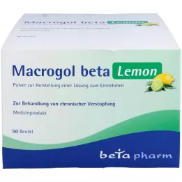 MACROGOL beta Lemon Plv.z.Her.e.Lsg.z.Oral, 50 gab