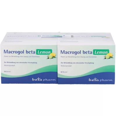 MACROGOL beta Lemon Plv.z.Her.e.Lsg.z.Oral, 100 gab