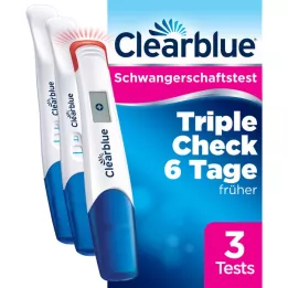 CLEARBLUE Grūtniecības tests TripleCheck ultra-early, 3 gab