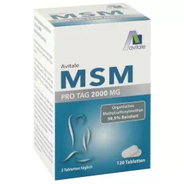 MSM 2000 mg tabletes, 120 gab