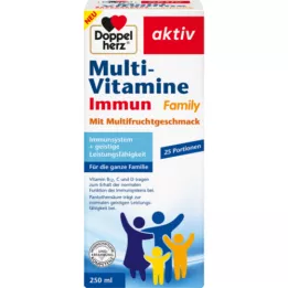 DOPPELHERZ Multi-Vitamins Immune Family šķidrums, 250 ml