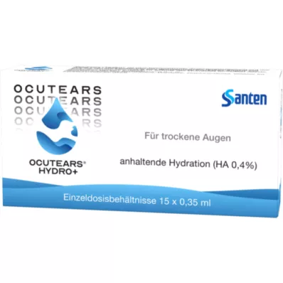 OCUTEARS Hydro+ acu pilieni, vienas devas pipetes, 15X0,35 ml