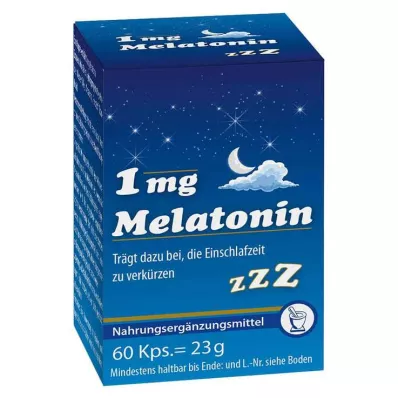 MELATONIN 1 mg kapsulas, 60 gab MELATONIN 1 mg kapsulas, 60 gab