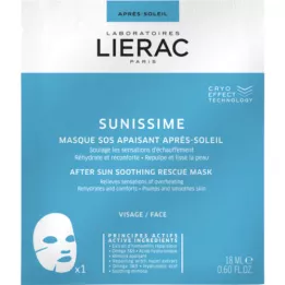 LIERAC Sunissime Nomierinoša maska pēc sauļošanās SOS , 1X18 ml