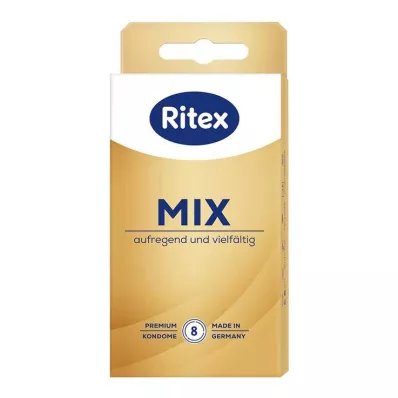 RITEX Jauktie prezervatīvi, 8 gab RITEX Jauktie prezervatīvi, 8 gab