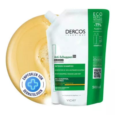 Vichy Dercos pretblaugznu šampūns sausai galvas ādai, 500 ml Vichy Dercos pretblaugznu šampūns sausai galvas ādai, 500 ml