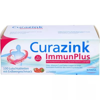 CURAZINK ImmunPlus pastilas, 100 gab