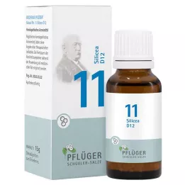 BIOCHEMIE Pflüger 11 Silicea D 12 bumbiņas, 15 g