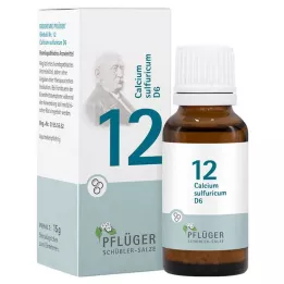 BIOCHEMIE Pflüger 12 Calcium sulfuricum D 6 globules, 15 g
