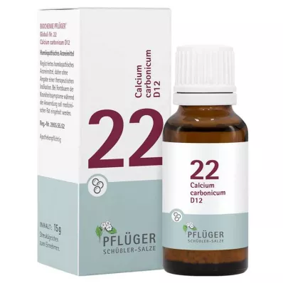 Biochemistry Pflueger 22 Calcium carbonicum D 12 lodītes, 15 g